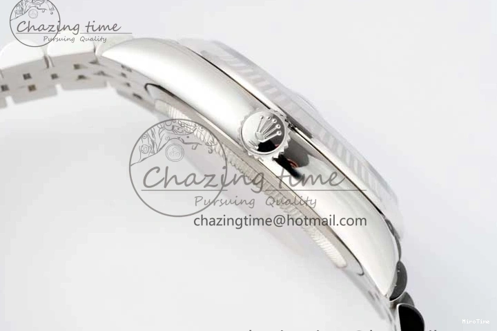 MiroTime 1227 Youthful DateJust 36 SS 116234 VSF 1:1 Best Edition 904L Steel Green Leaf Dial on Jubilee Bracelet VS 2056